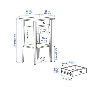 Noční stolek Ikea - 2