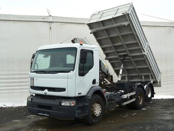 RENAULT Premium 370.26 6x2 hydraulická ruka - 2