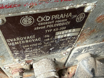 ČKD PRAHA KS 200 SVAŘECÍ TRAFO - 2