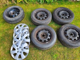 Plechová kola + pneu 195/65 R15 - 2
