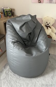 Prodám šedý sedací pytel - nepoužívaný - 2