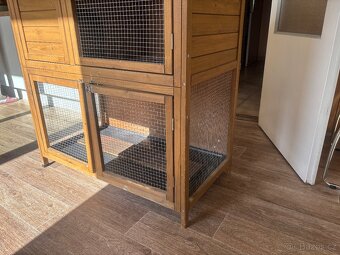 Vnitřní dřevěná klec pro hlodavce - 2