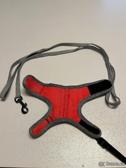 Elastické vodítko pro potkany červené - 2