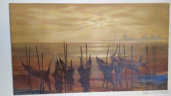 Olejomalba "Večer v Benátkách" - 2