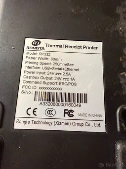 Termotiskárna RONGTA RP332 , USB, Ethernet, serial - 2