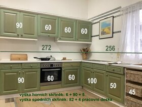 Rustikální kuchyně v barvě oliv MELLY - 2