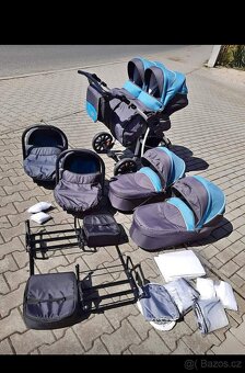 Kočárek Dorjan Twin Danny Sport pro dvojčata - 2