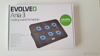 EVOLVEO Ania 3, chladicí podstavec (podložka) pro notebook - 2
