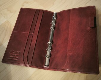 Diář Filofax Lockwood personal slim A6 - kožený - desky - 2