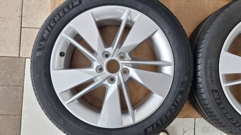 Alu kola Audi 18" 5x112 letní pneu 215/50 R18 nový Q2 Karoq - 2
