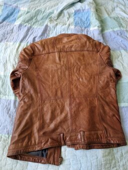 Pánská kožená bunda Hugo Boss (orange) L - 2