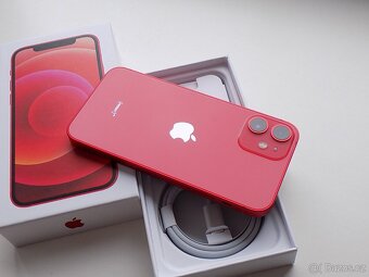 APPLE iPhone 12 mini 128GB Product RED - ZÁRUKA - 100% BATER - 2