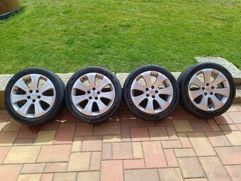 Originál kola Opel 17x7.0 ET 39 + letní pneu 7mm - 2