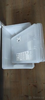 IKEA Krabice, průhledná, 56x39x28 cm/45 l - 2