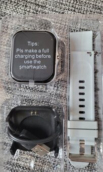 Hodinky smartwatch šedé - 2
