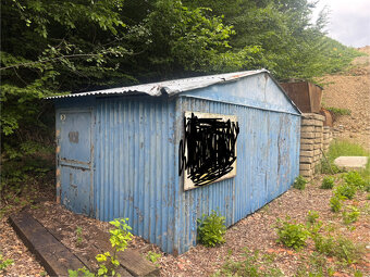 sklad - plechový skladovací, stavební bouda - 2kusy - 2