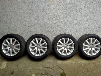 Alu kola originál Audi, 7,5J x r16, 5x112, ET 45, Letní pneu - 2