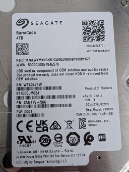 Disk 2,5" SATA 4TB Seagate Barracuda - 2