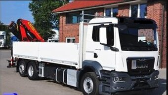 MAN TGS 26.470 - 6x2 -Valník + HR-Palfinger PK 22002 - 2