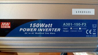 Měnič MEAN WELL DC/AC 150W - 2