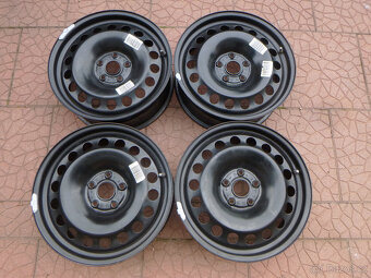 Plechové disky sada - originál VW 5x112 6,5Jx17 ET38 TPMS - 2