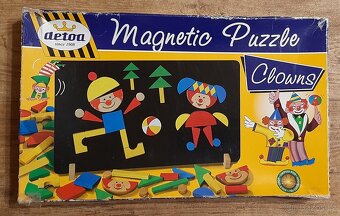 MAGNETICKÉ PUZZLE KLAUNI - 2