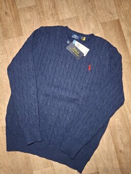 Ralph Lauren svetr tmavě modrý - 2