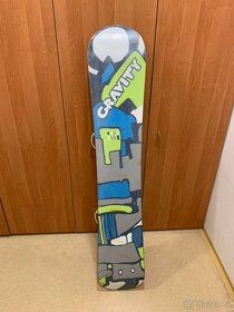Snowboard Gravity 153 cm a vázání - 2
