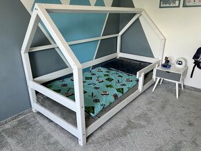 Dětská postel domeček TERY se zábranou - 2