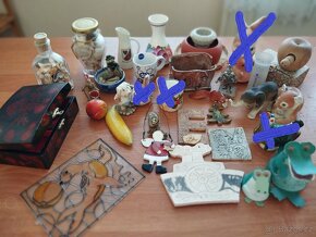 Sklo, keramika, porcelán, figurky - 2