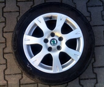 Alu kola originál Škoda Octavia II 5x112 R16 Sirius - 2