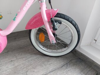 Dětské dívčí kolo 14" + kolečka - 2