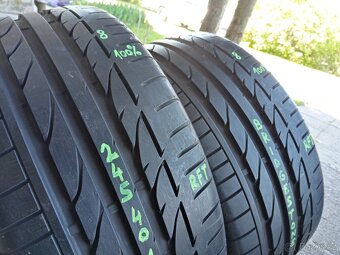 Letní pneu 2kusy 245/40/17 vzorek 100% BRIDGESTONE - dobírka - 2