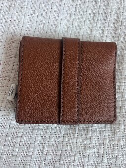 Nová kožená hnědá peněženka zn. Fossil - 2