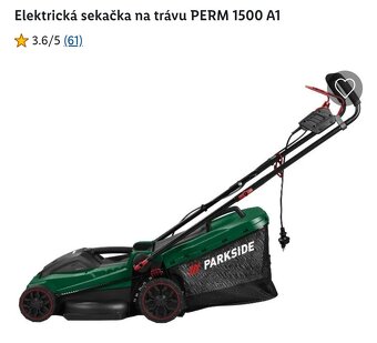 Elektrická sekačka Parkside PERM 1500 - 2