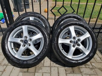 Alu kola 5x112 r16 6,5j et50 letni pneu 205/55/16 - 2