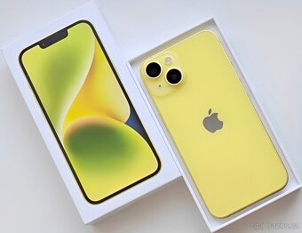 iPhone 14 Yellow BATERIE 100% TOP - 2