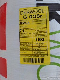 Tepelná izolace DEKWOOL G 035r - 2