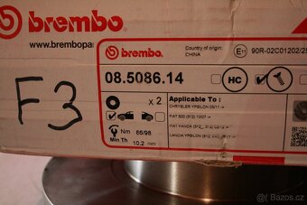 Brzdové kotouče Brembo - Fiat, Lancia, Alfa Romeo,... - 2