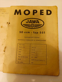 Jawa 50, typ 551 Jaweta-návod k obsluze - 2