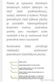 Zdravotní polohovací postel - 2