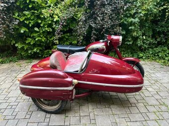 Jawa 350 Panelka sidecar Velorex - 2