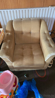 sedací souprava, gauč a křeslo - 2