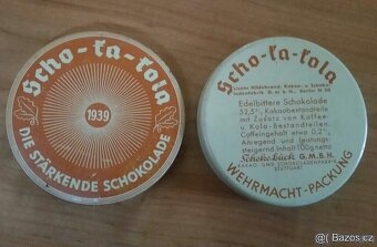 Scho-ka-kola - origo.krabička od wehrmacht čokolády - 2
