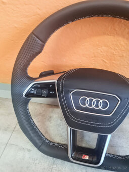 AUDI VOLANT - SPORTOVY S LOGOM S + AIRBAG + RS PADLA - 2
