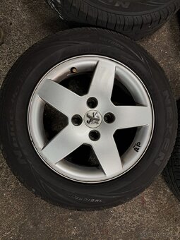 ORIGINÁL ALU KOLA PEUGEOT 15" - 2