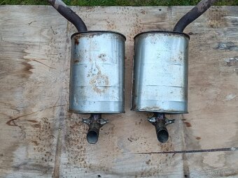 BMW e38, 730d m57 tlumiče výfuku - 2