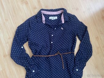 Košilové šaty zn. H&M - vel. 134 - 2
