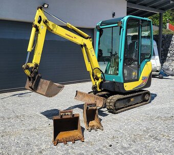 Minibagr Yanmar, rychloupínák, bez vůlí,nové dotahovací čepy - 2