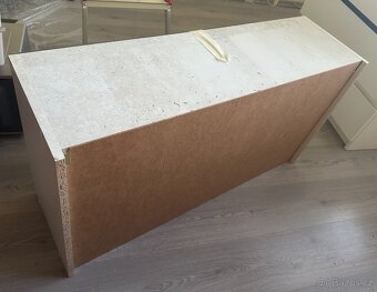 Skříňka se skleněnými dvířky - 100x31x55 (ŠxHxV) - 2